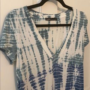 Tie dye summer shirt dress size small